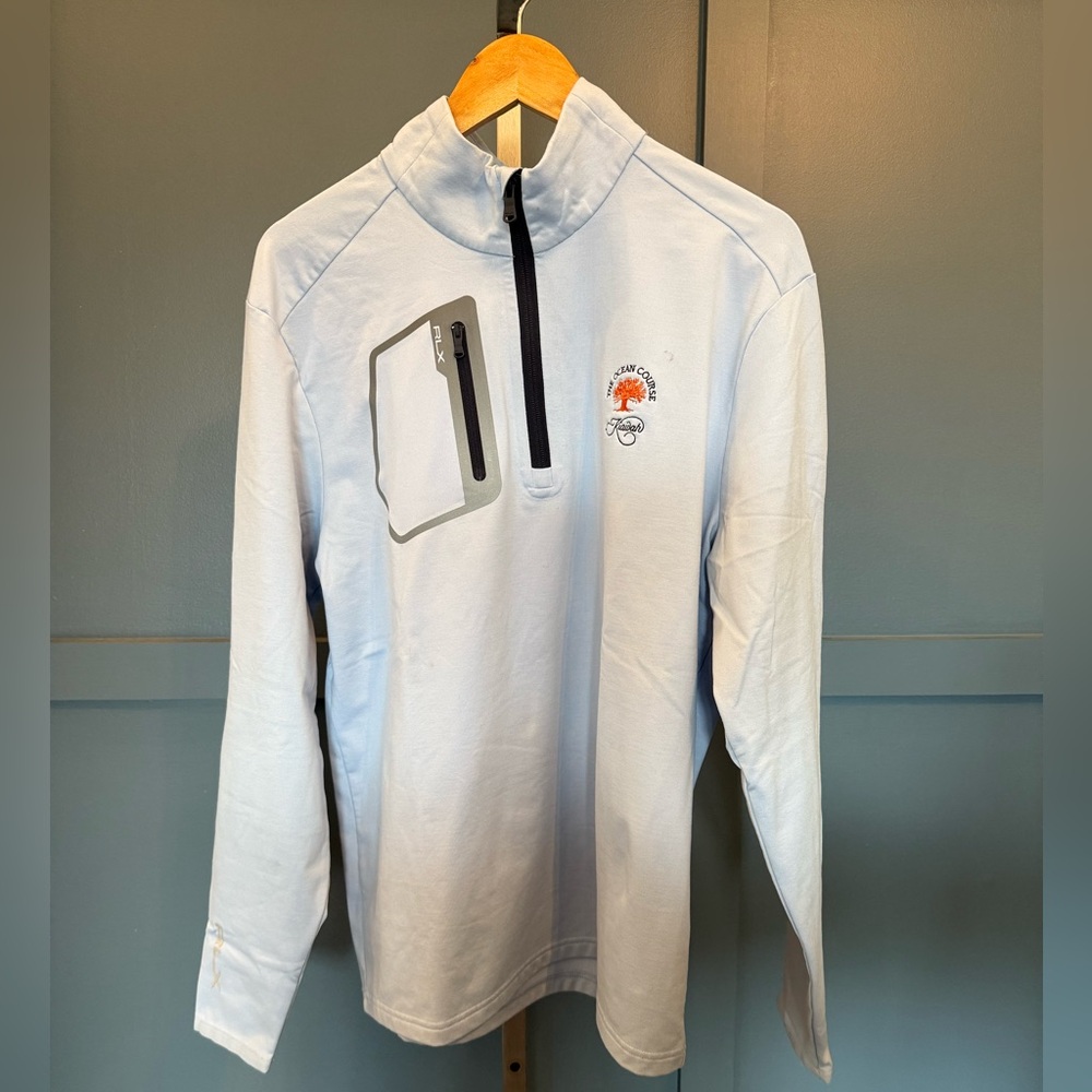 Gently Used Light Blue RLX Quarter Zip